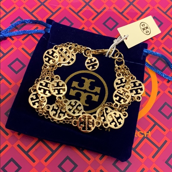 Tory Burch Jewelry - ❤️TORY BURCH MULTI STRAND LOGO BRACELET❤️
